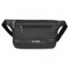 MARSUPIO MOVOM BUSINNES MOVOM NERO RIGATO 23X15X2,5CM 1 ZIP + 1 TASCA ESTERNA + 1 INTERNA CON ZIP 90%POLIESTER 10% PU