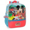 ZAINETTO ASILO MICKEY ROADSTAR RACERS DISNEY DISEGNO TOPOLINO A RILIEVO ORIGINAL 25X23X10CM JOUMMA BAGS ESPANA