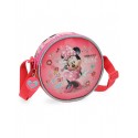 MINNIE STICKERS TRACOLLINA TONDA 17X15X4CM GRAFICA IN 3D A RILIEVO IN PVC DISNEY JUNIOR ORIGINAL FUCSIA