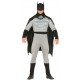 COSTUME SUPEREROE VESTITO TG.L52/54 TUTA E CAPUCCIO CON MANTELLO PER TRAVESTIM.DI CARNEVALE A TEMA BATMAN NO ACCESS.