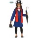 COSTUME BABYSITTER 3/4 ANNI VESTITO VITTORIANO CON SCIARPA/FIOCCO/CAPPELLO PER CARNEVALE A TEMA MARY POPPINS NO ACCESS.