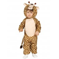 COSTUME CARNEVALE GIRAFFA BAMBINI 12/24 MESI VESTITO COMPLETO DI TUTONE/CAPUCCIO/CODA COD 85992 GUIRCA 8434077859926