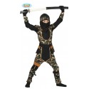 VESTITO CARNEVALE NINJA 5/6 ANNI