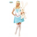 COSTUME CARNEVALE ALICE TG.L42/44 VESTITO/DIADEMA X TRAVESTIMENT.A TEMA FIABE ALICE NEL PAESE DELLE MERAVIGLIE NO ACCESS