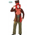 COSTUME CARNEVALE CAPPELLAIO MATTO TG.L52/54CAPPELLO/CRAVATTA/GIACCA/PANTALO.ALICE NEL PAESE DELLE MERAVIGLIE NO ACCESS.