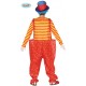 VESTITO CARNEVALE CLOWN PAGLIACCIO TG.L52/54 COSTUME COMPLE.CAPPELLO/NASO/GUANTI/T-SHIRT CON CRAVATTA/PANTALO.NO ACCESS.