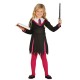 COSTUME CARNEVALE STUDENTESSA MAGA 5/6 ANNI SOLO VESTITO PER TRAVESTIMENTI E SCENE DI MAGIA A TEMA STREGA HARRY POTTER