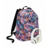 ZAINO SCUOLA SEVEN PLUME GIRL REVERSIBILE BACKPACKCON CUFFIE MUSIC OMAGGIO ZAINO THE DOUBLE PROJET GARANTITO