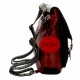 ZAINO CASUAL GORJUSS LITTLE RED SANTORO LONDON SIMILPELLE 30X29X8CM 1 ZIP + 1 TASCA EST.CON ZIP 100%PU ECOPELLE