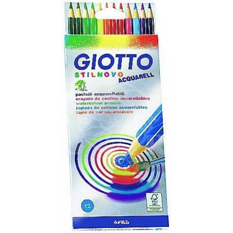 COLORI GIOTTO STILNOVO ACQUARELLABILI DA 12PZ