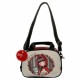 BEAUTY CASE DA VIAGGIO NECESSER 3 ZIP CON TRACOLLA GORJUSS LITTLE RED SANTORO LONDON SIMILPELLE 28X21X19CM TASCHE CON ZI