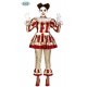 COSTUME PAGLIACCIA ASSASSINA VESTITO TG.S CLOWN KILLER PANTALONE E COLLETTO PER TRAVESTIMENTI HALLOWEEN HORROR NO ACCESS