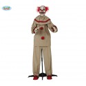 MOSTRO CLOWN 150CM LUCI SUONI E MOVIMENTI ARTICOLI SCHERZOSI PER ALLESTIRE SALE FESTE SCENE HALLOWEEN HORROR PAGLIACCIO