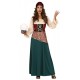 COSTUME CARNEVALE/HALLOWEEN ZINGARA CHIROMANTE GITANA VESTITO E CAPPELLO TG.L PER TRAVESTIMENTI E SCENE VARIE NO ACCESS.