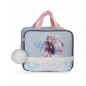 BEAUTY CASE DA VIAGGIO TRUST YOUR JOURNEY FROZEN DISNEY 25X20X11CM MULTICOLOR CON PALLETTES E PORTACHIAVI PELUCHE