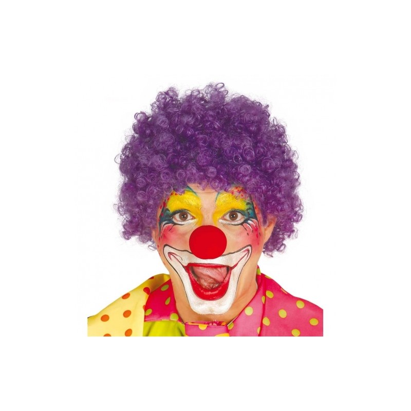 Parrucca Clown Multicolore 9008 Travestimento Carnevale bambini Anni 4/5
