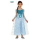 COSTUME CARNEVALE REGINA DELLA NEVE VESTITO BIMBA 10/12ANNI PER TRAVESTIMENTI FIABA PRINCIPESSA ELSA FROZEN NO ACCESSORI