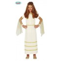 COSTUME GRECO ROMANO BIMBA 7/9 ANNI VESTITO CARNEVALE TUNICA E VELO DIO DELL"OLIMPO DIO GRECO ZEUS ANTICA ROMA NO ACCESS