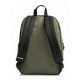 ZAINO AMERICANO INVICTA CARLSON PLAIN STEEL GRAY VERDE BACKPACK 42X30CM 2 ZIP 1 TASCHA CON ZIP GARANZ.4 ANNI SEVEN ITALY