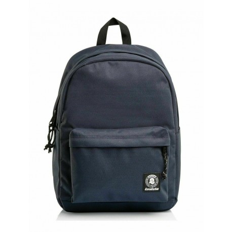 ZAINO AMERICANO INVICTA CARLSON PLAIN MOOD INDIGO BLU BACKPACK 42X30CM 2 ZIP 1 TASCHA CON ZIP GARANZ.4 ANNI SEVEN ITALY