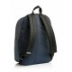 ZAINO AMERICANO INVICTA CARLSON PLAIN MOOD INDIGO BLU BACKPACK 42X30CM 2 ZIP 1 TASCHA CON ZIP GARANZ.4 ANNI SEVEN ITALY