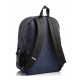 ZAINO SCUOLA ORGANIZZATO INVICTA PLAIN BACKPACK MOOD INDIGO 43X32X24CM 2 ZIP 2 TASCHE CON ZIP GARANZ.4 ANNI SEVEN ITALY