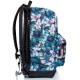 ZAINO SCUOLA ORGANIZZATO SEVEN REVERSIBILE BACKPACK DREAM FLOWERS 43X31X24CM 2 ZIP 2 TASCHE ZIP + CUFFIE GARANZ.4 ANNI