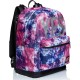 ZAINO SCUOLA ORGANIZZATO SEVEN REVERSIBILE BACKPACK TYE AND DYE GIRL43X31X24CM 2 ZIP 2 TASCHE ZIP + CUFFIE GARANZ.4 ANNI