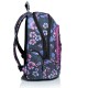 ZAINO ORGANIZZATO SEVEN ADVANCED FUNNY GILLY IRIS 43X31X24CM 2 ZIP 2 TASCHE CON ZIP GARANZIA 4 ANNI DA SEVEN ITALY