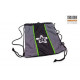 EASY BAG ZAINO A SACCA FC JUVENTUS 37X47CM NERO RIGHE VERDI CON STELLA E LOGO PRODOTTO UFFICIALE DA SEVEN (TO) ITALY