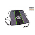 EASY BAG ZAINO A SACCA FC JUVENTUS 37X47CM NERO RIGHE VERDI CON STELLA E LOGO PRODOTTO UFFICIALE DA SEVEN (TO) ITALY