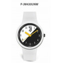 OROLOGIO DA POLSO UNISEX FC JUVENTUS DIAM.42MM AL QUARZO CINTURINO BIANCO QUADRANTE BIANCONERO PRODOTTO UFFICIALE