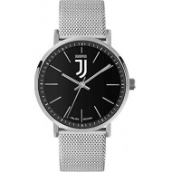 OROLOGIO DA POLSO FC JUVENTUS DIAM.39MM IN ACCIAIO CINTURINO COLORE ARGENTO QUADRANTE NERO AL QUARZO PRODOTTO UFFICIALE